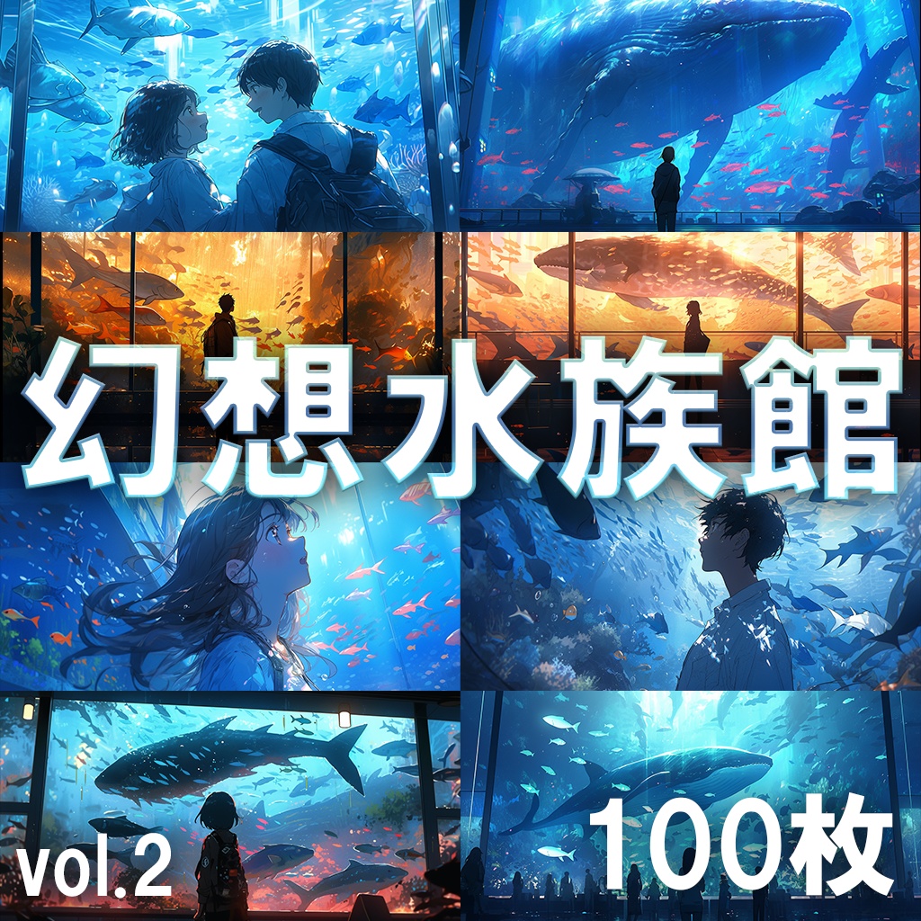 無料【背景素材】幻想水族館vol.2・100枚