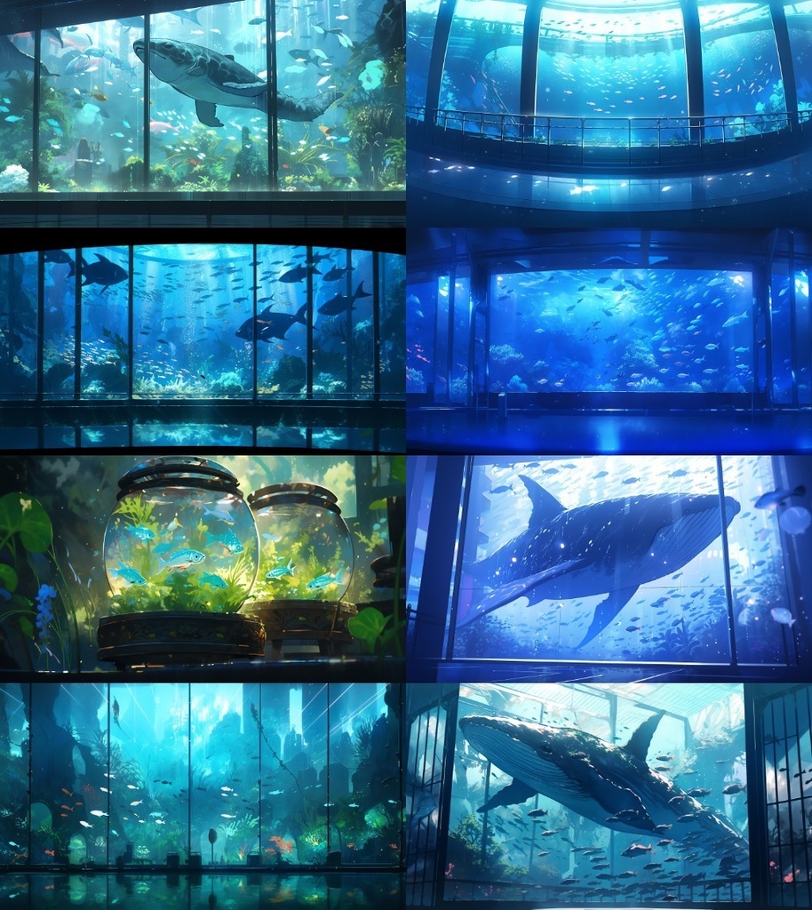 無料【背景素材】幻想水族館vol.2・100枚