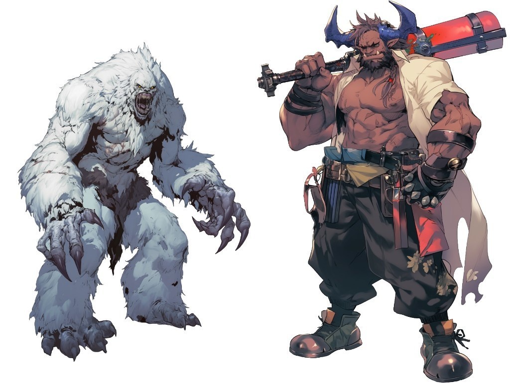 【透過素材】魔物50枚(ドラゴン,ゴブリン,天狗,幻獣,ファンタジー,ホラー)