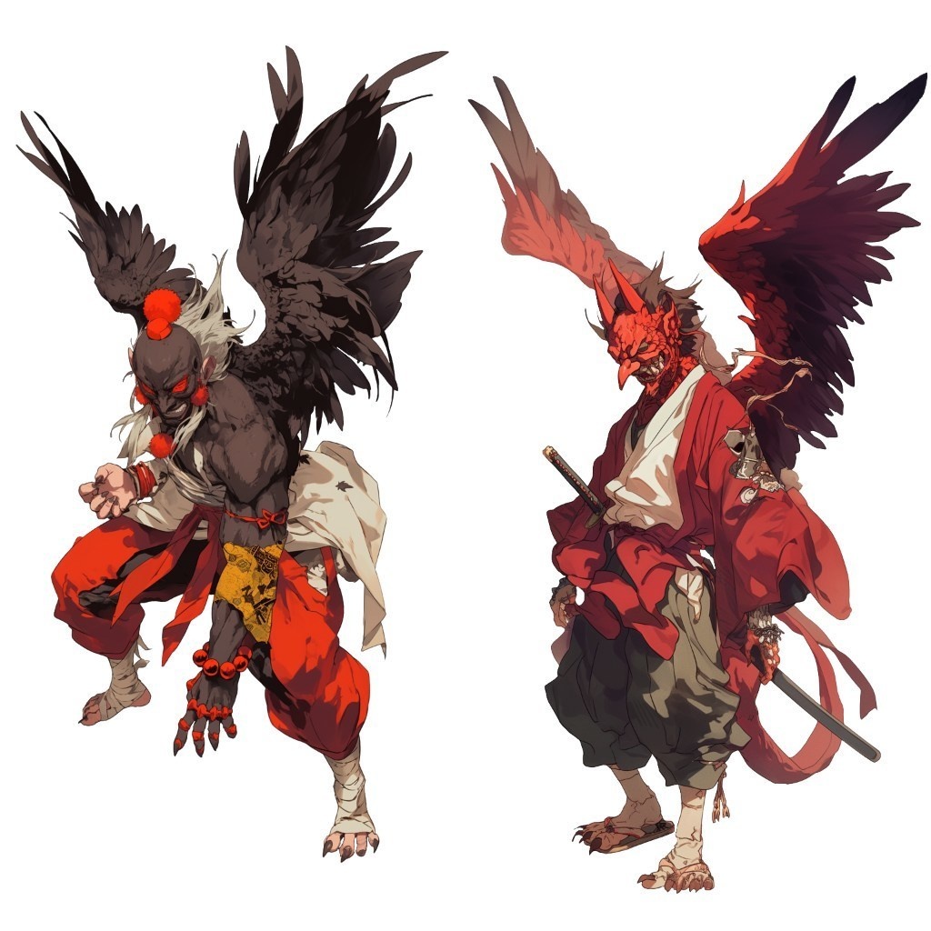 【透過素材】魔物50枚(ドラゴン,ゴブリン,天狗,幻獣,ファンタジー,ホラー)