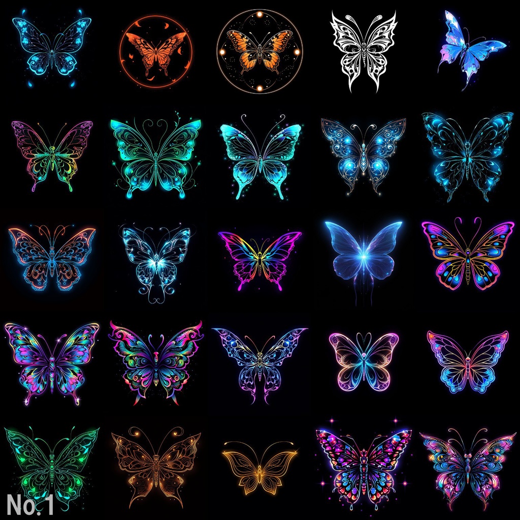 【合成素材】動物・自然(狼,鷹,ベタ,魚,蝶)