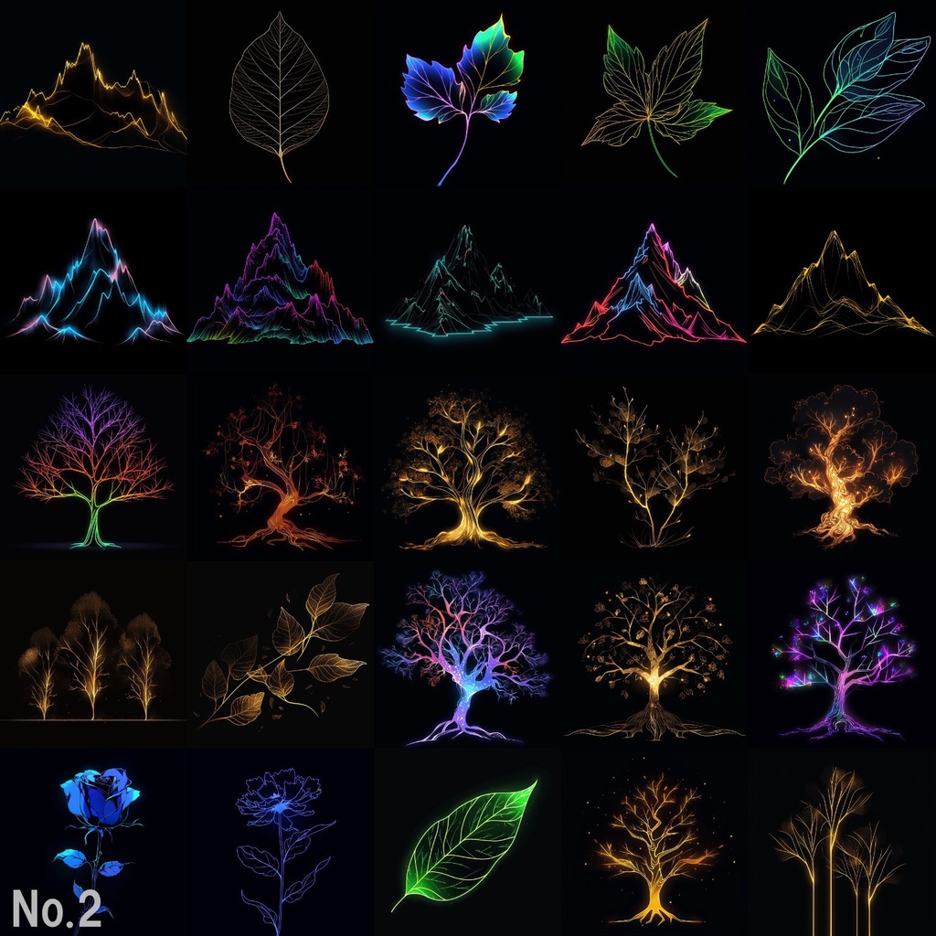 【合成素材】動物・自然(狼,鷹,ベタ,魚,蝶)