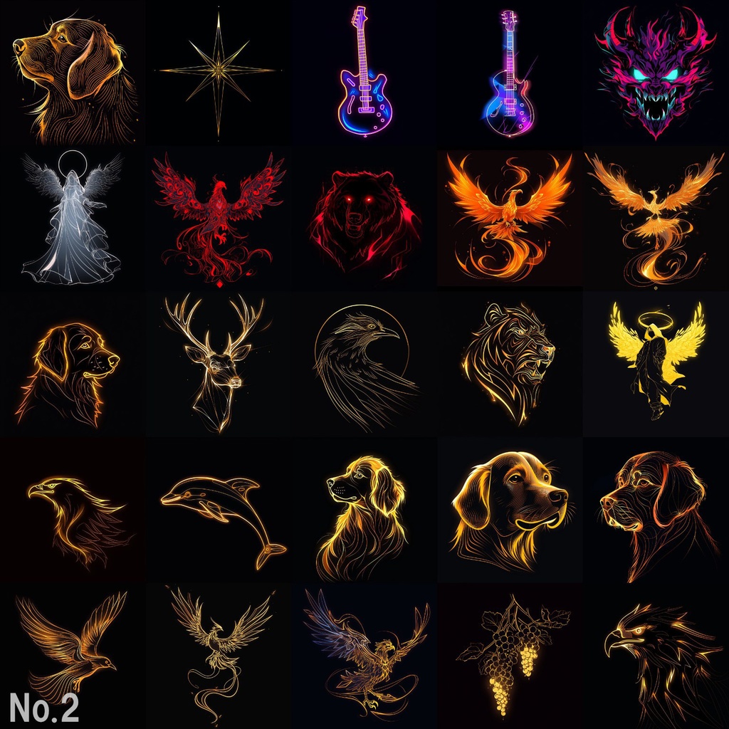 【合成素材】動物・自然(狼,鷹,ベタ,魚,蝶)