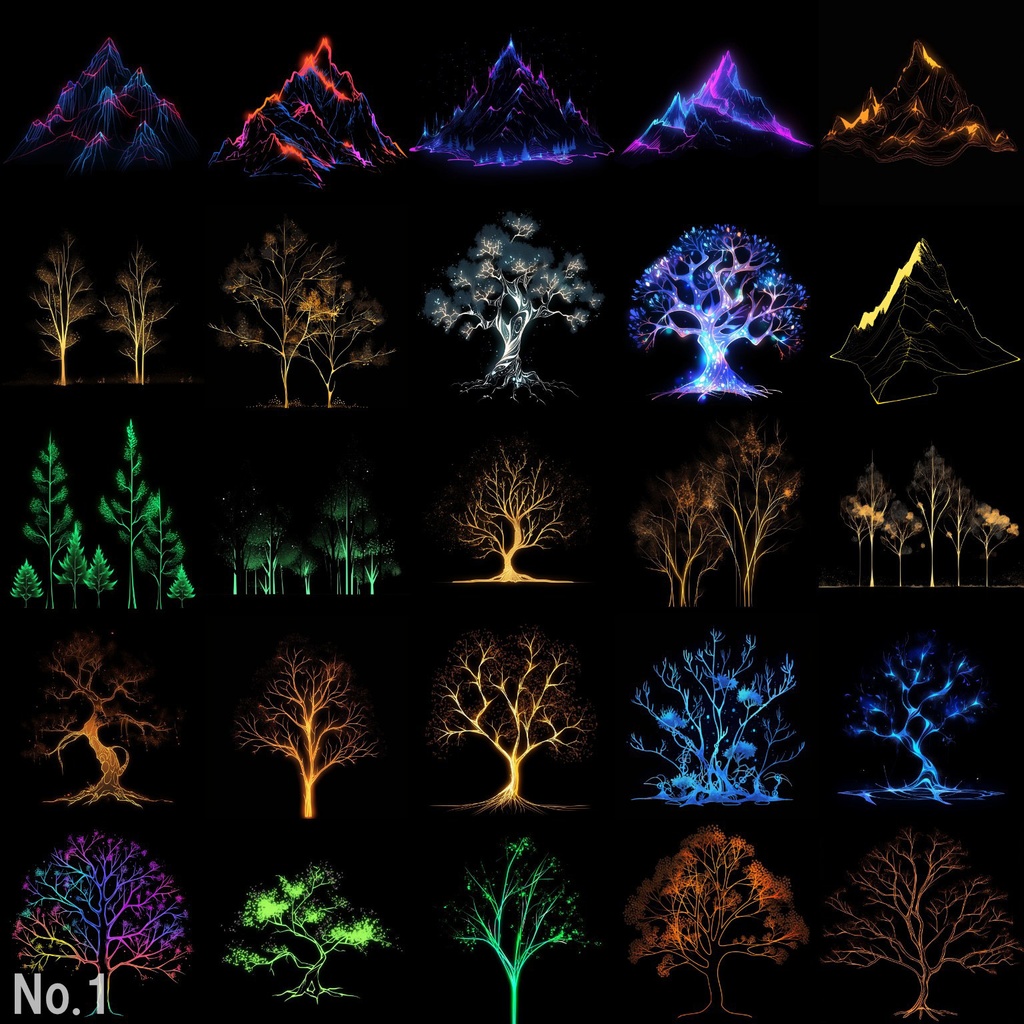 【合成素材】動物・自然(狼,鷹,ベタ,魚,蝶)