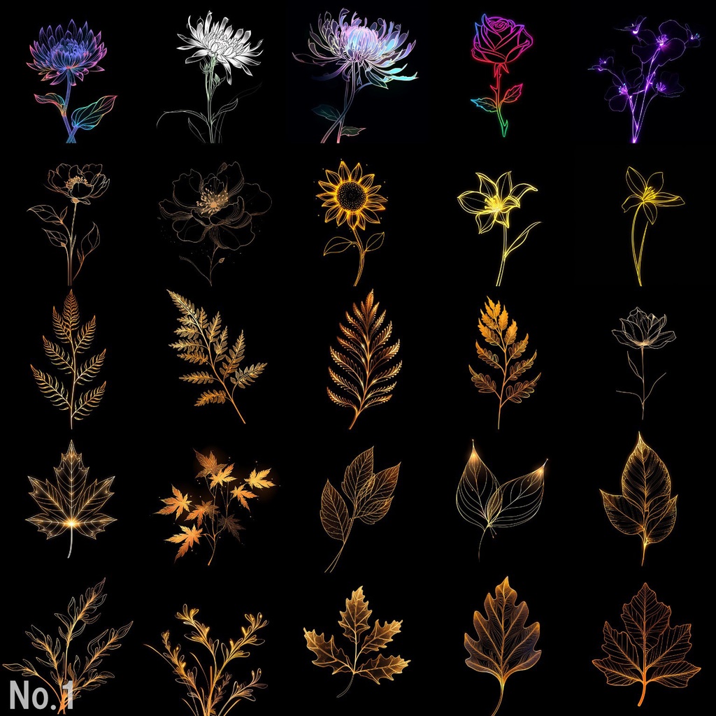 【合成素材】動物・自然(狼,鷹,ベタ,魚,蝶)