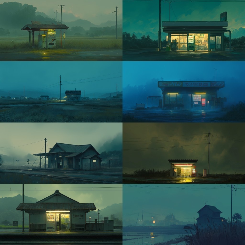 【背景素材】廃村230枚(因習村,田舎,廃墟,トンネル,ホラー系)