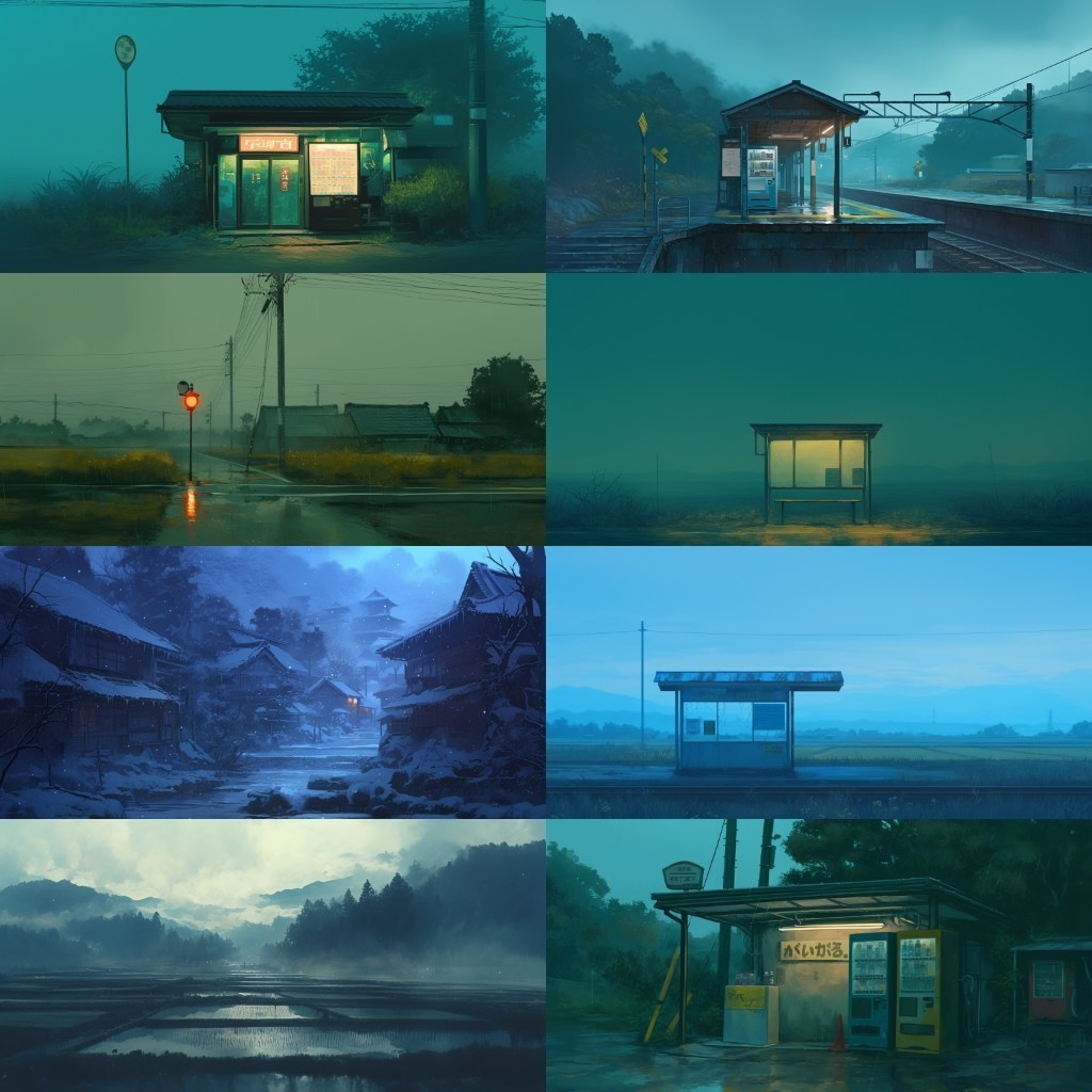 【背景素材】廃村230枚(因習村,田舎,廃墟,トンネル,ホラー系)