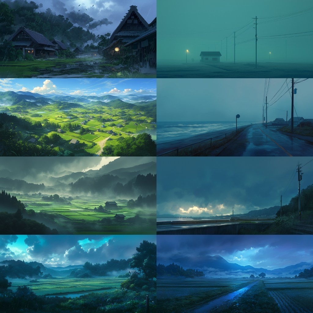 【背景素材】廃村230枚(因習村,田舎,廃墟,トンネル,ホラー系)