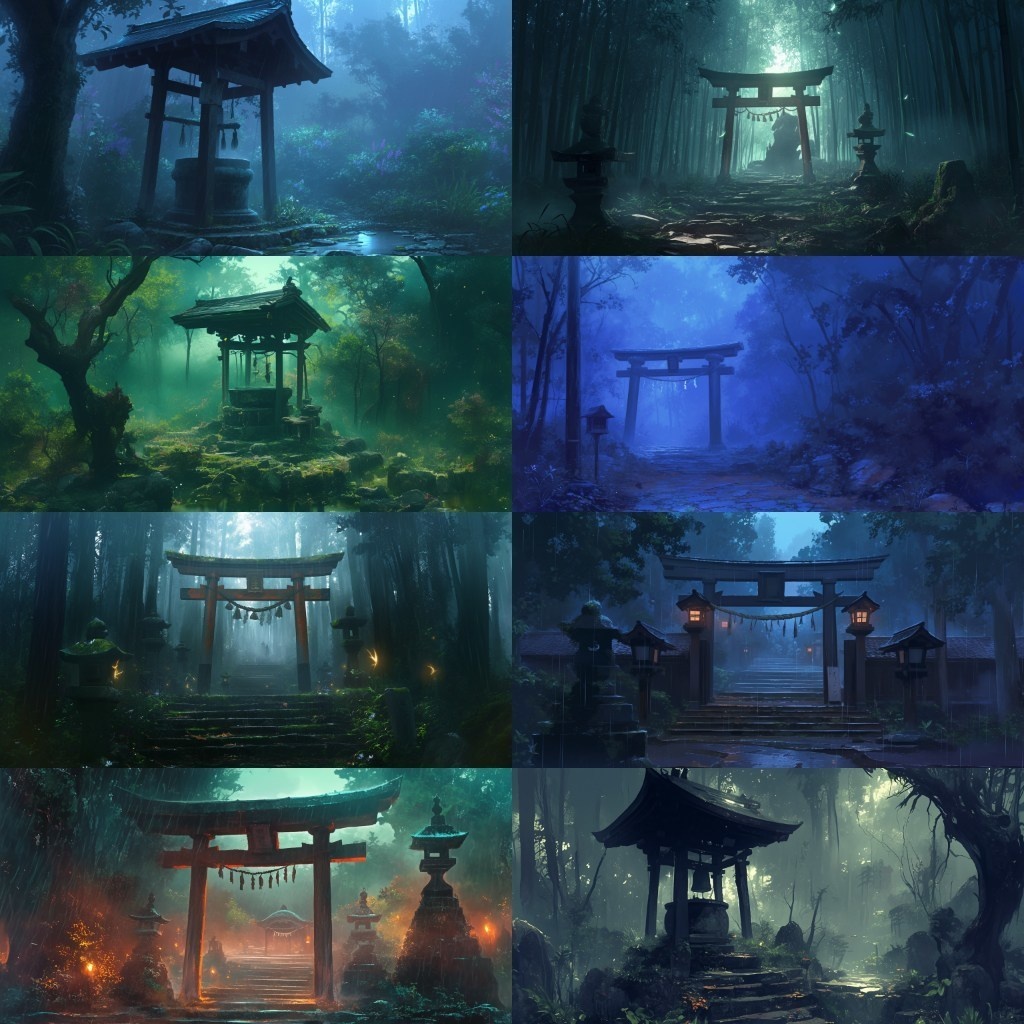 【背景素材】廃村230枚(因習村,田舎,廃墟,トンネル,ホラー系)