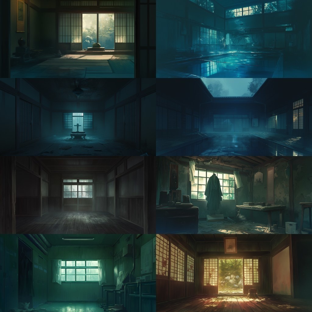 【背景素材】廃村230枚(因習村,田舎,廃墟,トンネル,ホラー系)