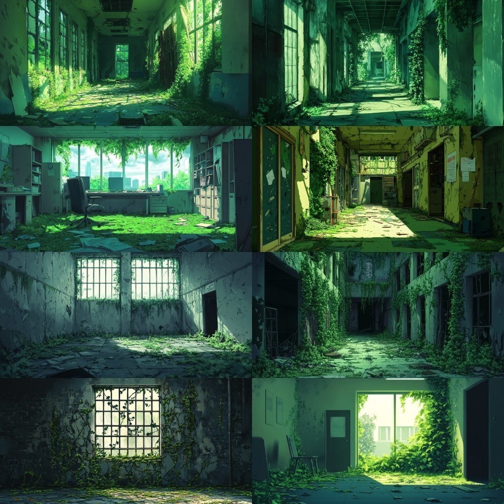 【背景素材】廃都市230枚(ポストアポカリプス,終末,廃墟)