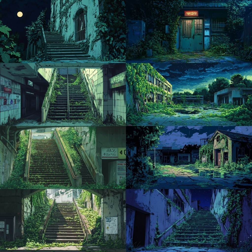 【背景素材】廃都市230枚(ポストアポカリプス,終末,廃墟)