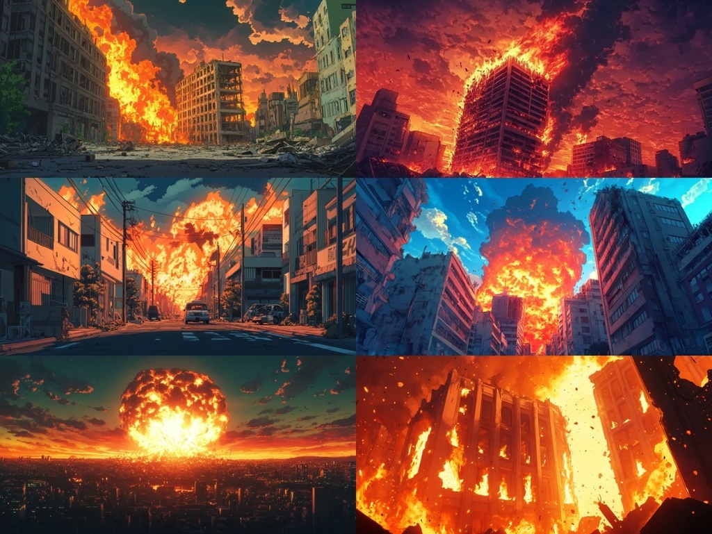 【背景素材】廃都市230枚(ポストアポカリプス,終末,廃墟)