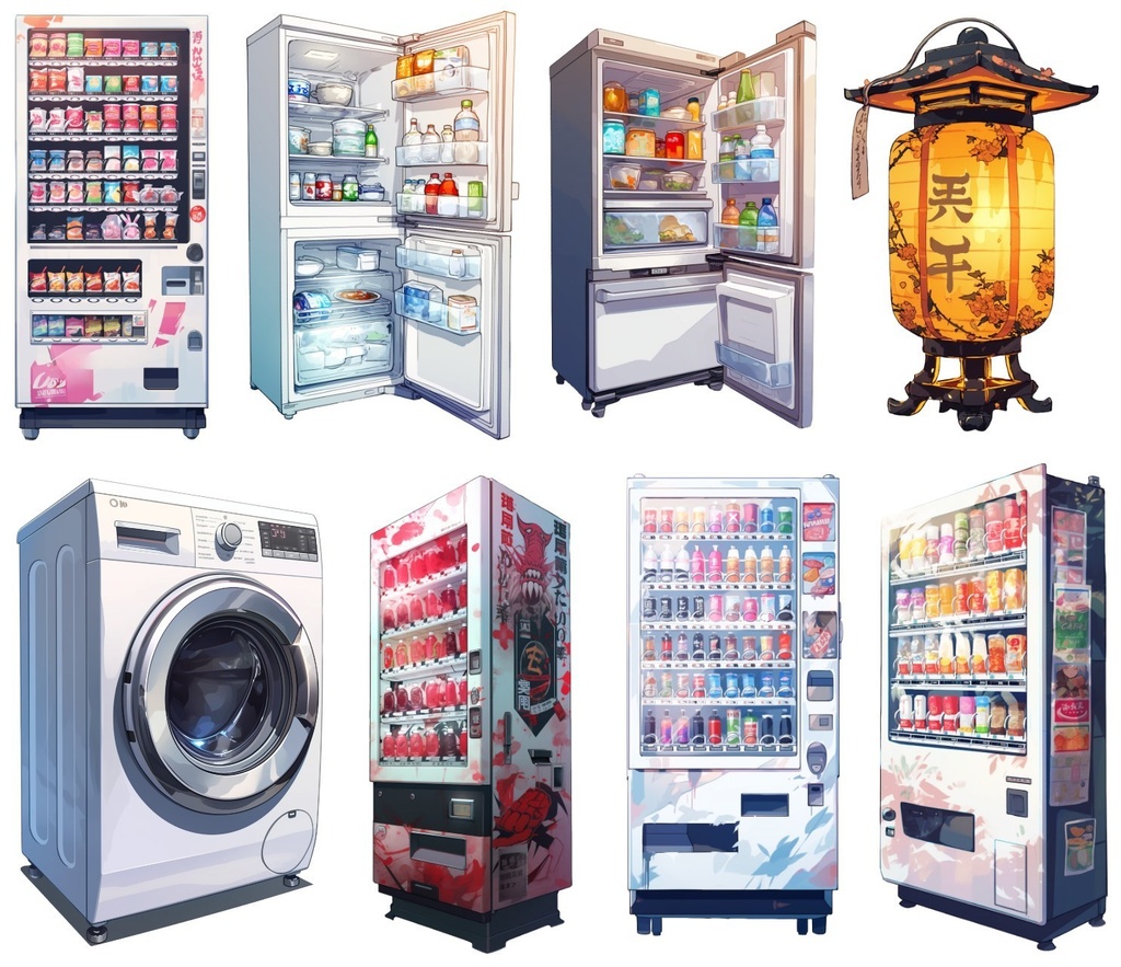 【透過素材】アイテム260枚(TRPG,ゲーム・イラスト制作,配信用素材)