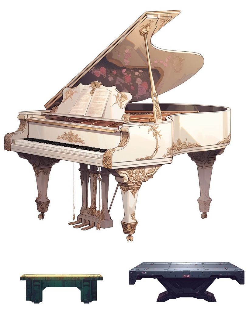 【透過素材】アイテム260枚(TRPG,ゲーム・イラスト制作,配信用素材)