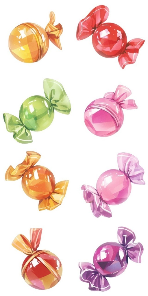 【透過素材】スイーツ200枚(ケーキ,パイ,ドーナツ,洋菓子,アイス,キャンディー,かき氷)