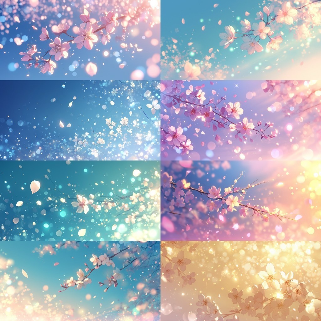 【背景素材】春景色350枚(桜並木,部屋,公園)