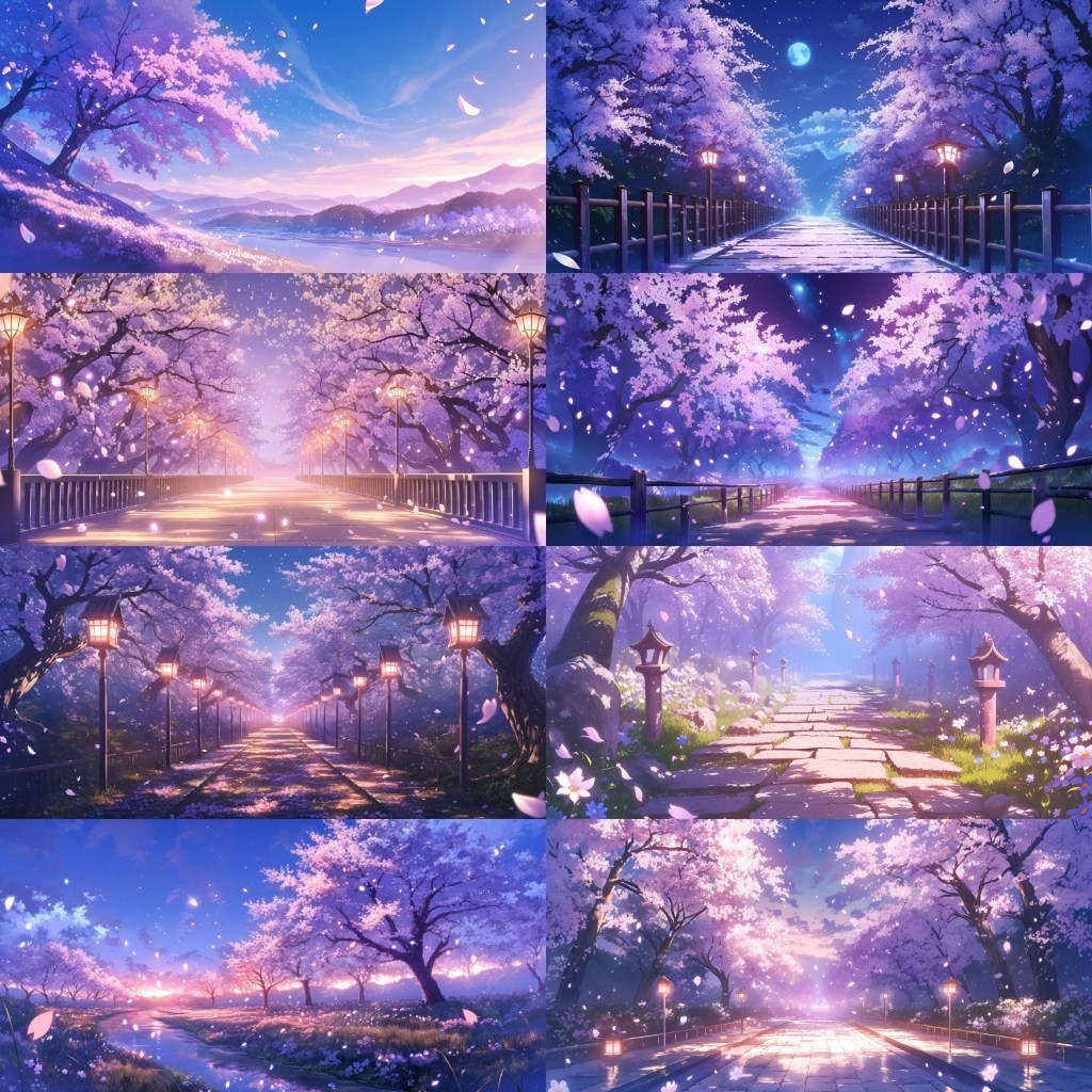 【背景素材】春景色350枚(桜並木,部屋,公園)