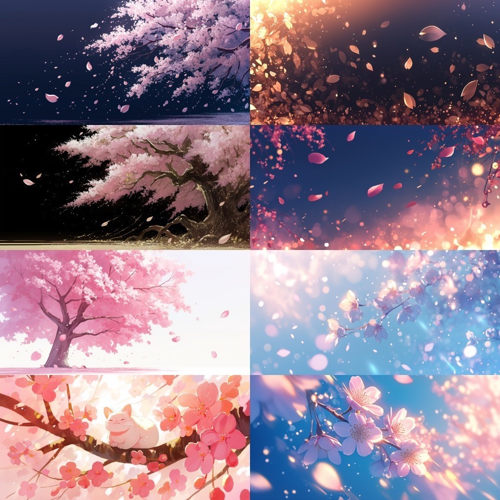 【背景素材】春景色350枚(桜並木,部屋,公園)