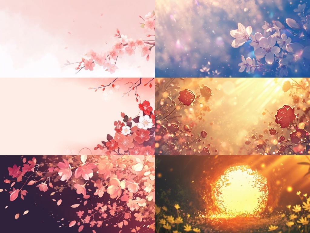 【背景素材】春景色350枚(桜並木,部屋,公園)