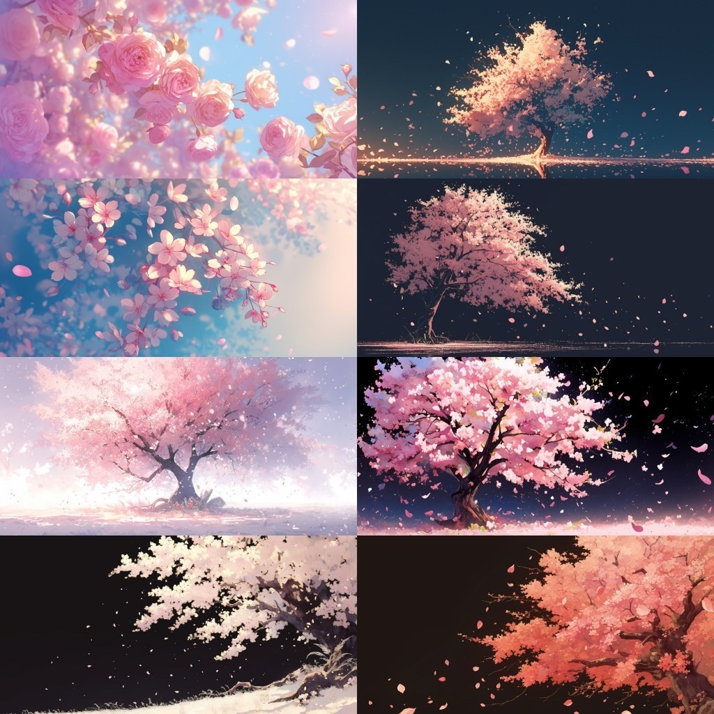 【背景素材】春景色350枚(桜並木,部屋,公園)