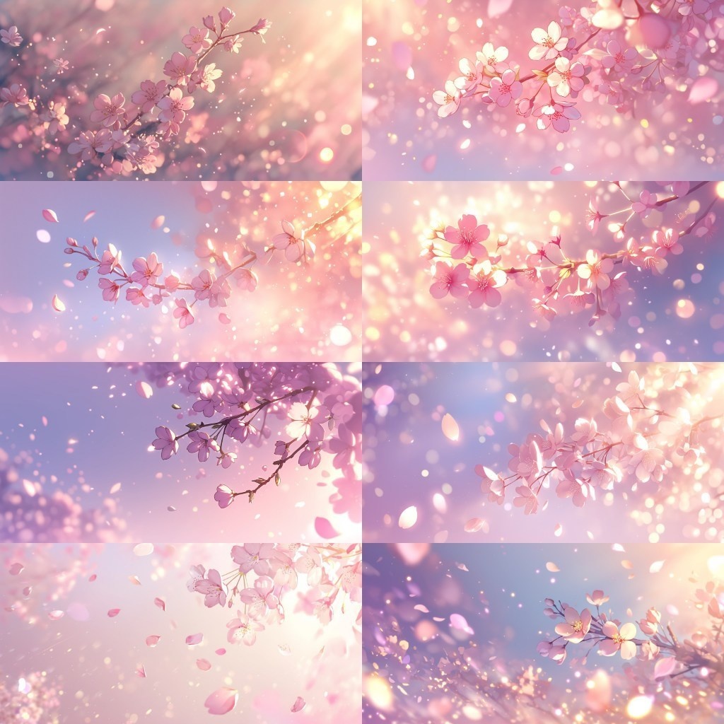 【背景素材】春景色350枚(桜並木,部屋,公園)