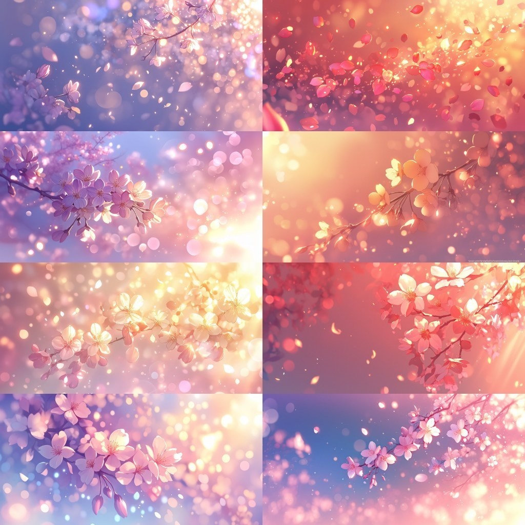 【背景素材】春景色350枚(桜並木,部屋,公園)