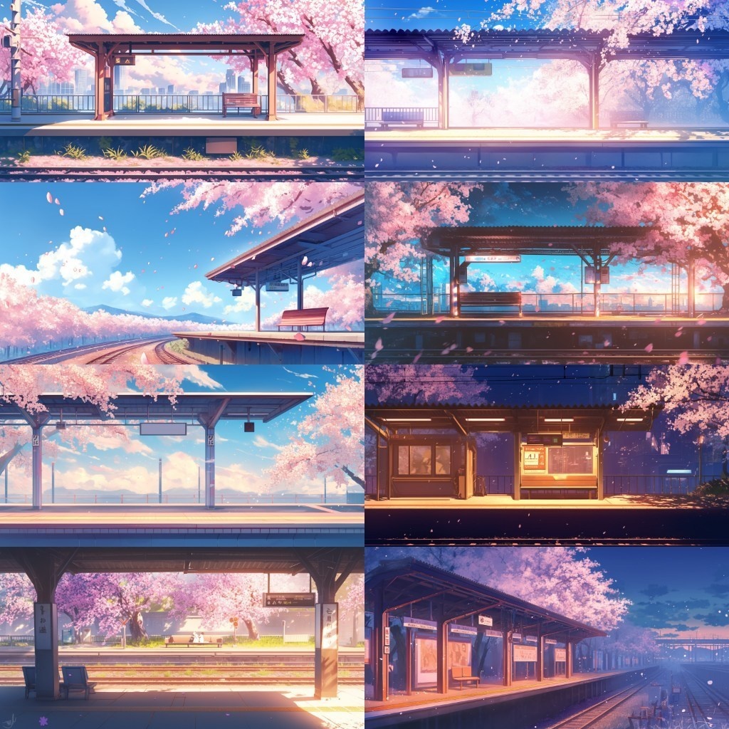 【背景素材】春景色350枚(桜並木,部屋,公園)