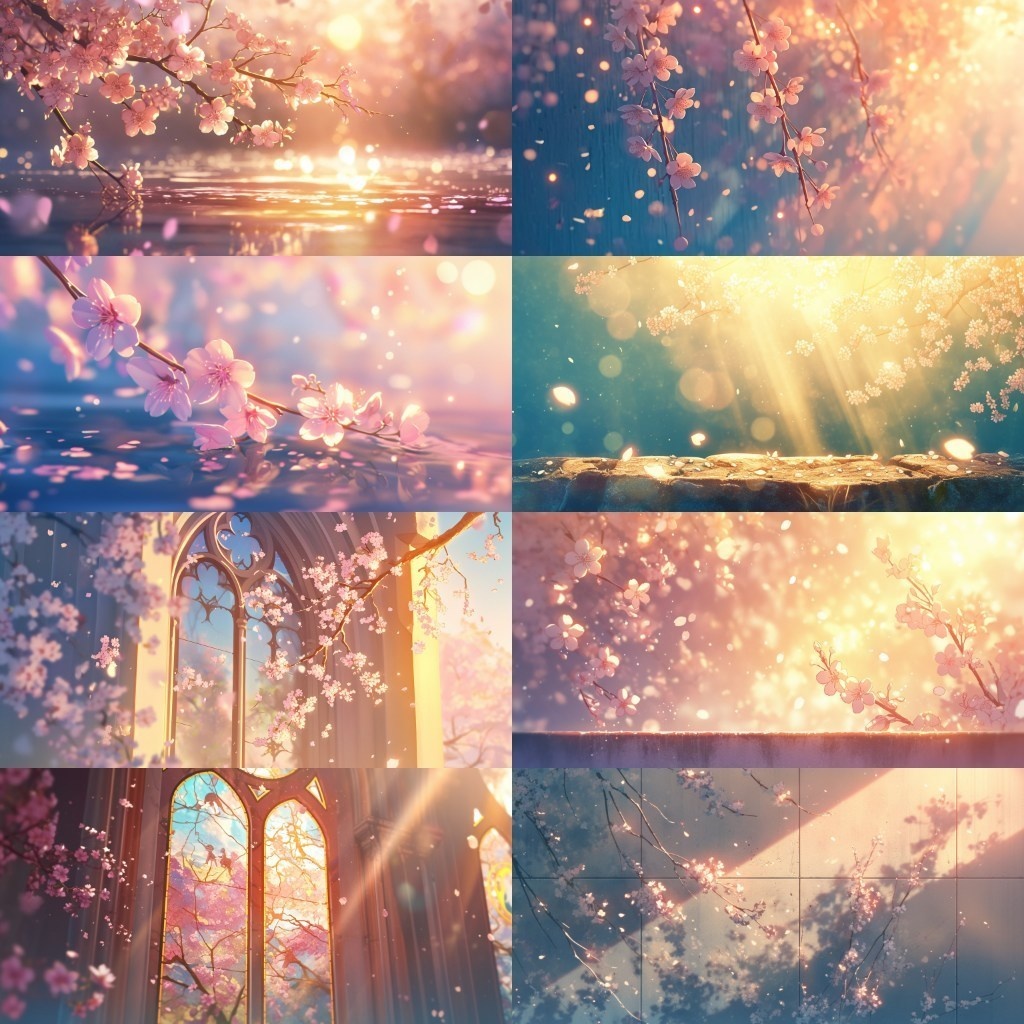 【背景素材】春景色350枚(桜並木,部屋,公園)