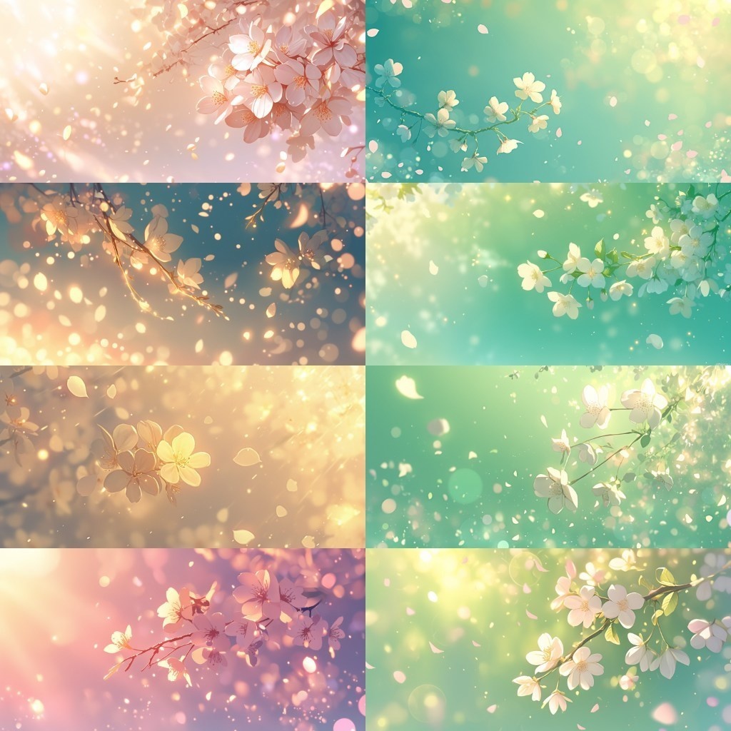 【背景素材】春景色350枚(桜並木,部屋,公園)