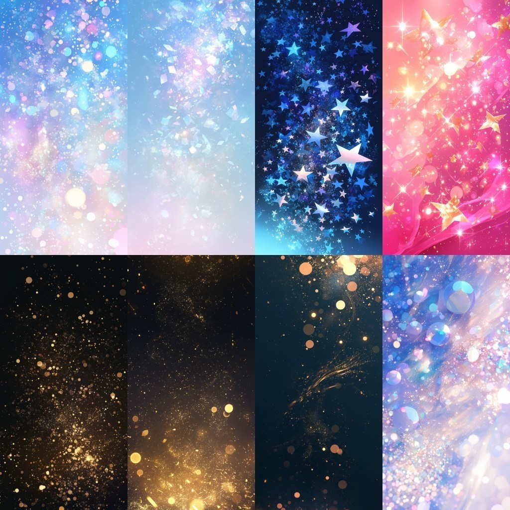 【背景素材】縦型配信背景素材(ステージ,抽象的,水中,CG)