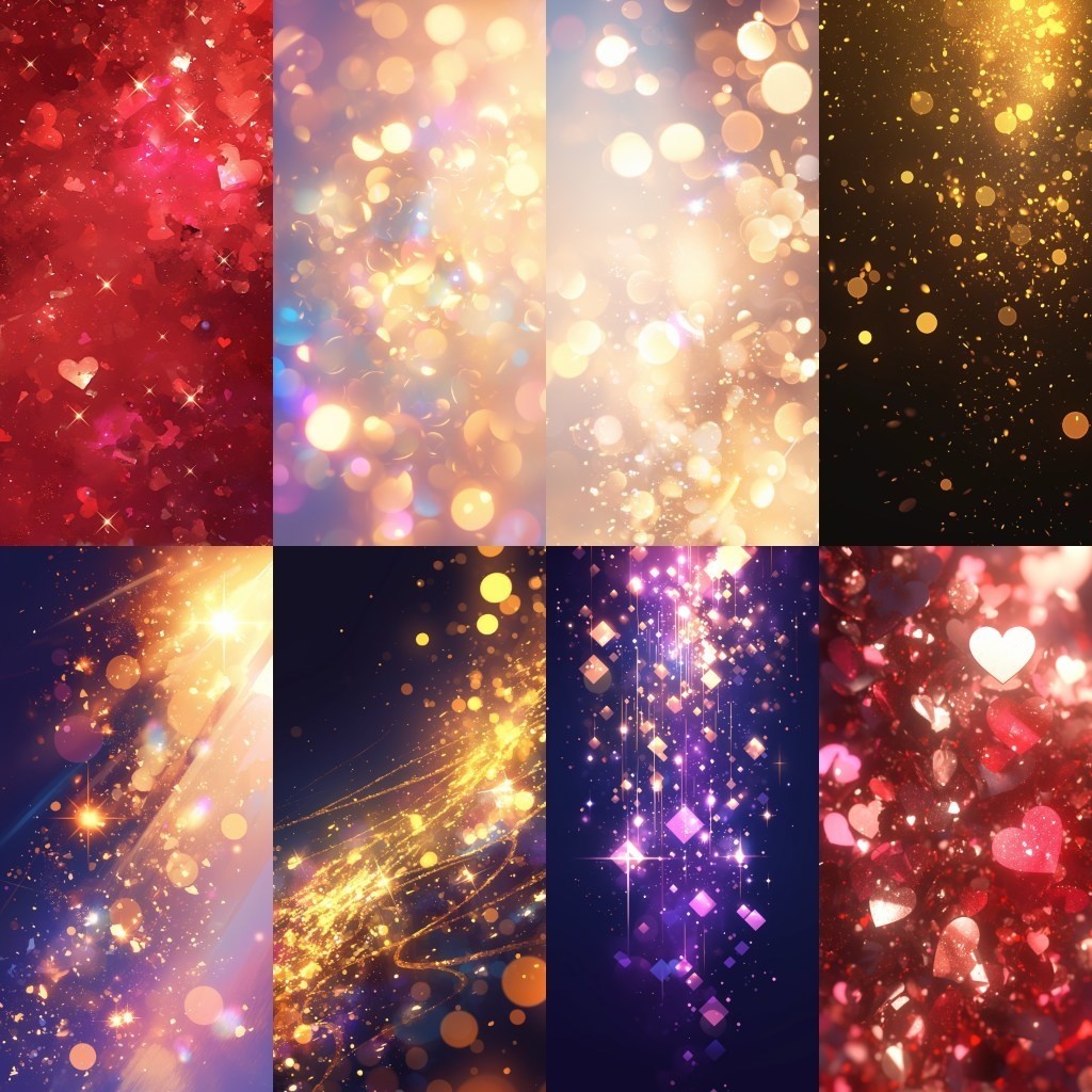 【背景素材】縦型配信背景素材(ステージ,抽象的,水中,CG)