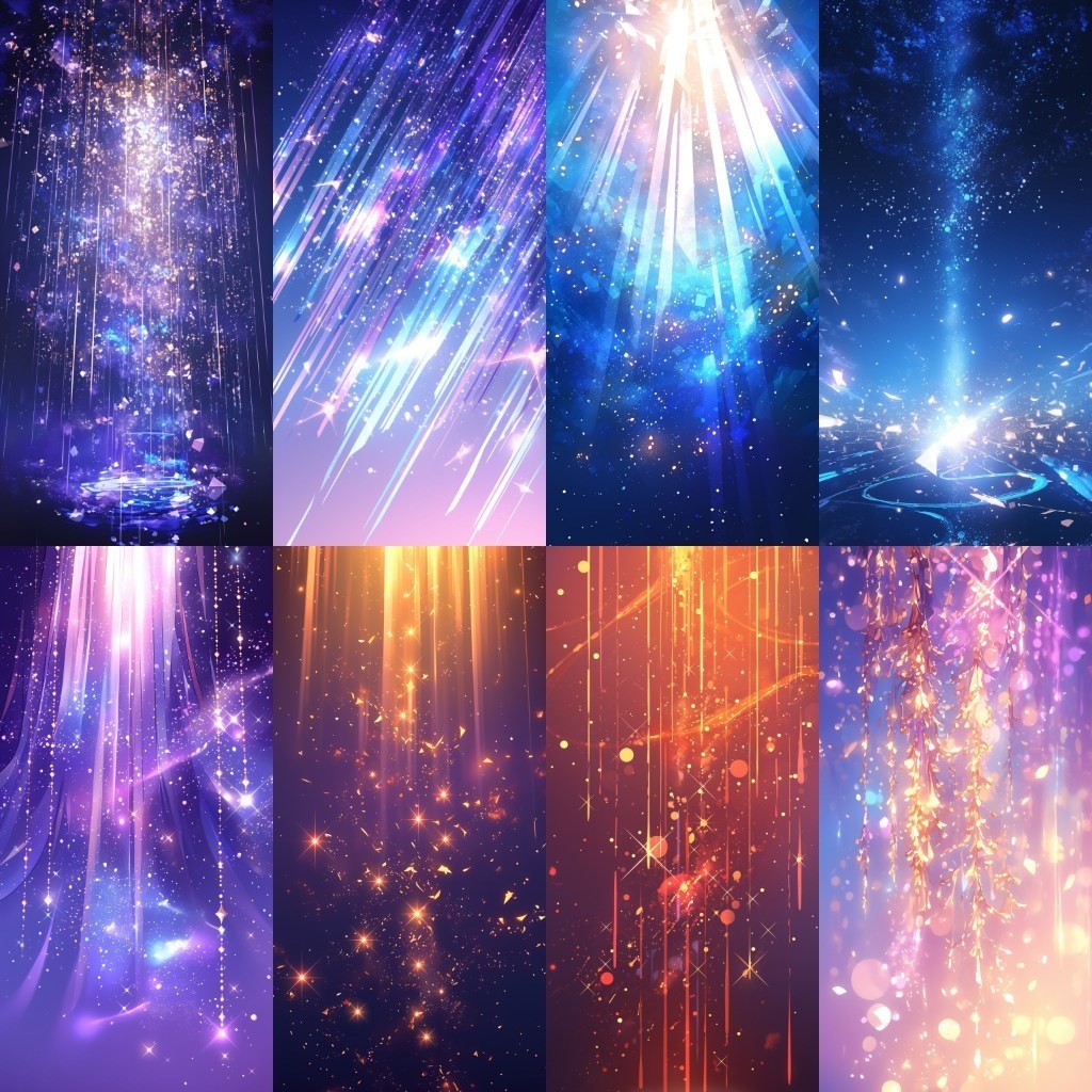 【背景素材】縦型配信背景素材(ステージ,抽象的,水中,CG)