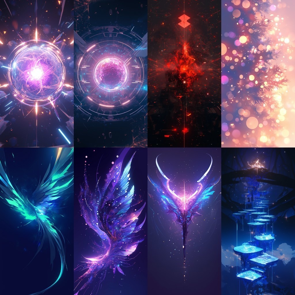 【背景素材】縦型配信背景素材(ステージ,抽象的,水中,CG)