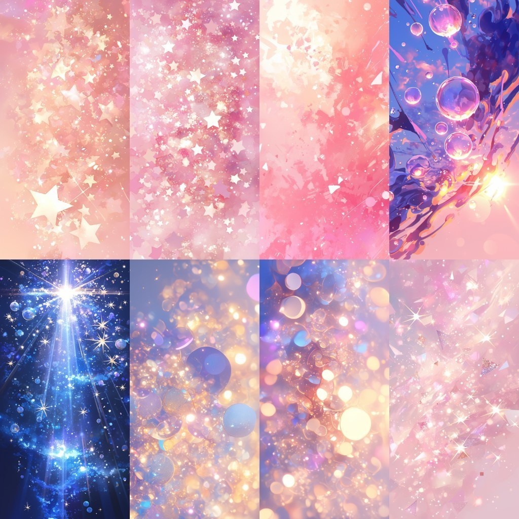 【背景素材】縦型配信背景素材(ステージ,抽象的,水中,CG)