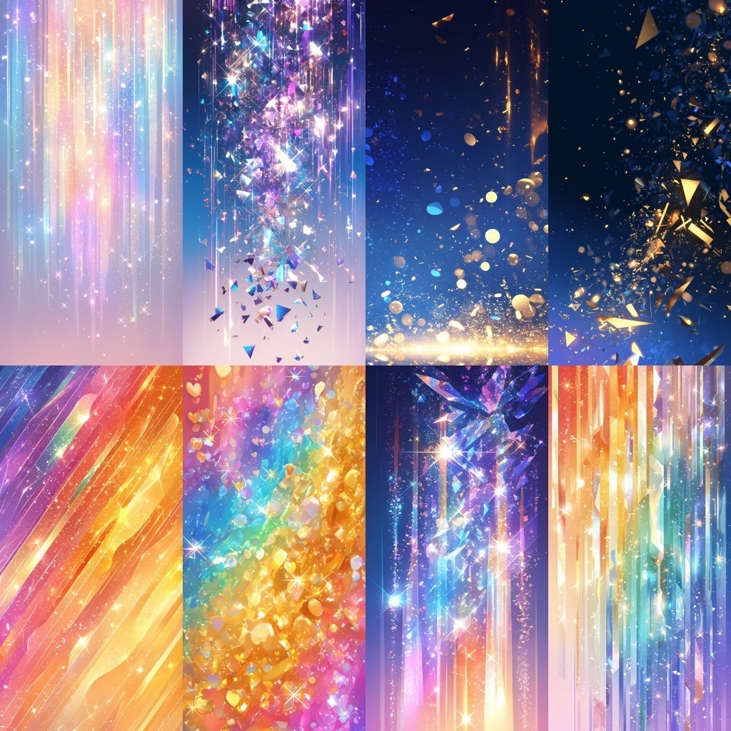 【背景素材】縦型配信背景素材(ステージ,抽象的,水中,CG)