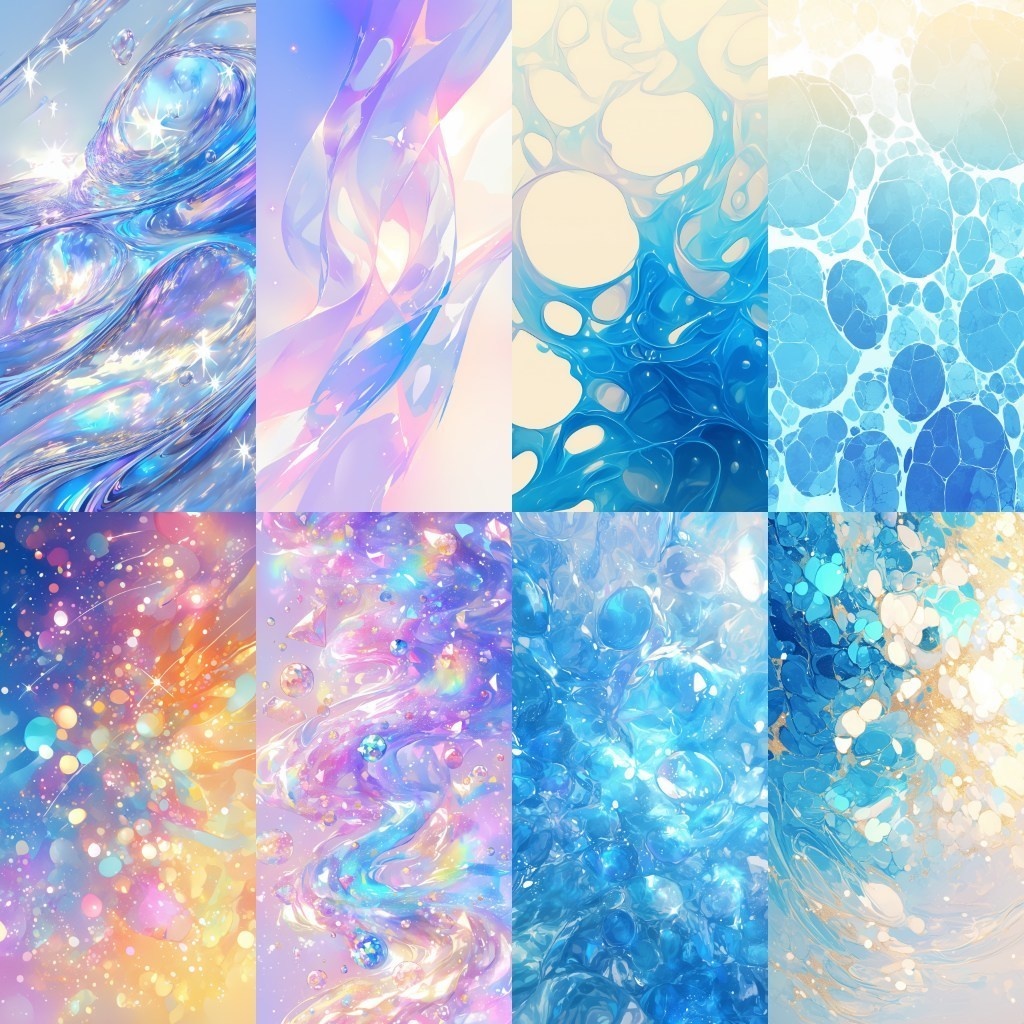 【背景素材】縦型配信背景素材(ステージ,抽象的,水中,CG)