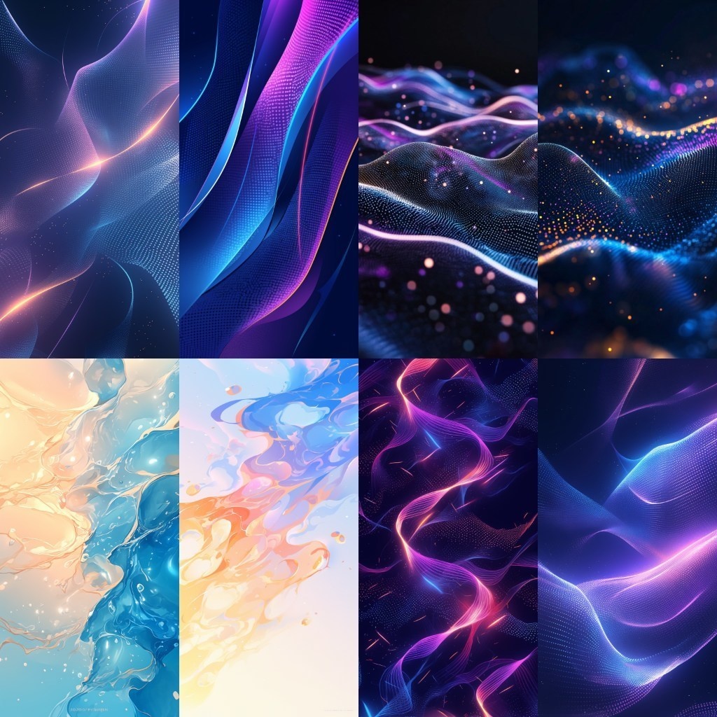 【背景素材】縦型配信背景素材(ステージ,抽象的,水中,CG)