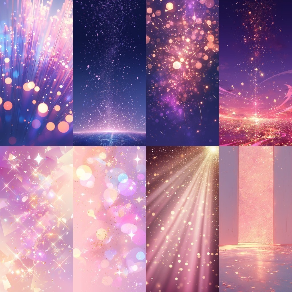 【背景素材】縦型配信背景素材(ステージ,抽象的,水中,CG)