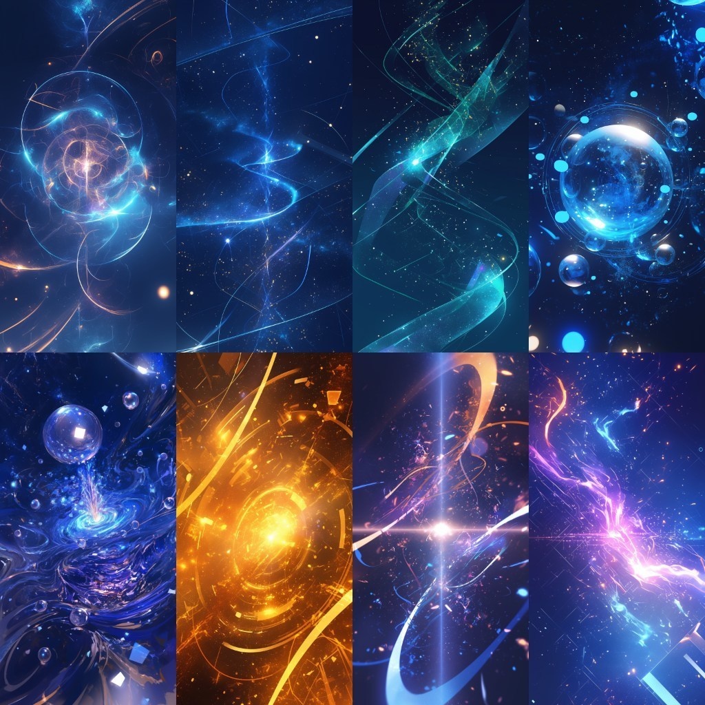 【背景素材】縦型配信背景素材(ステージ,抽象的,水中,CG)