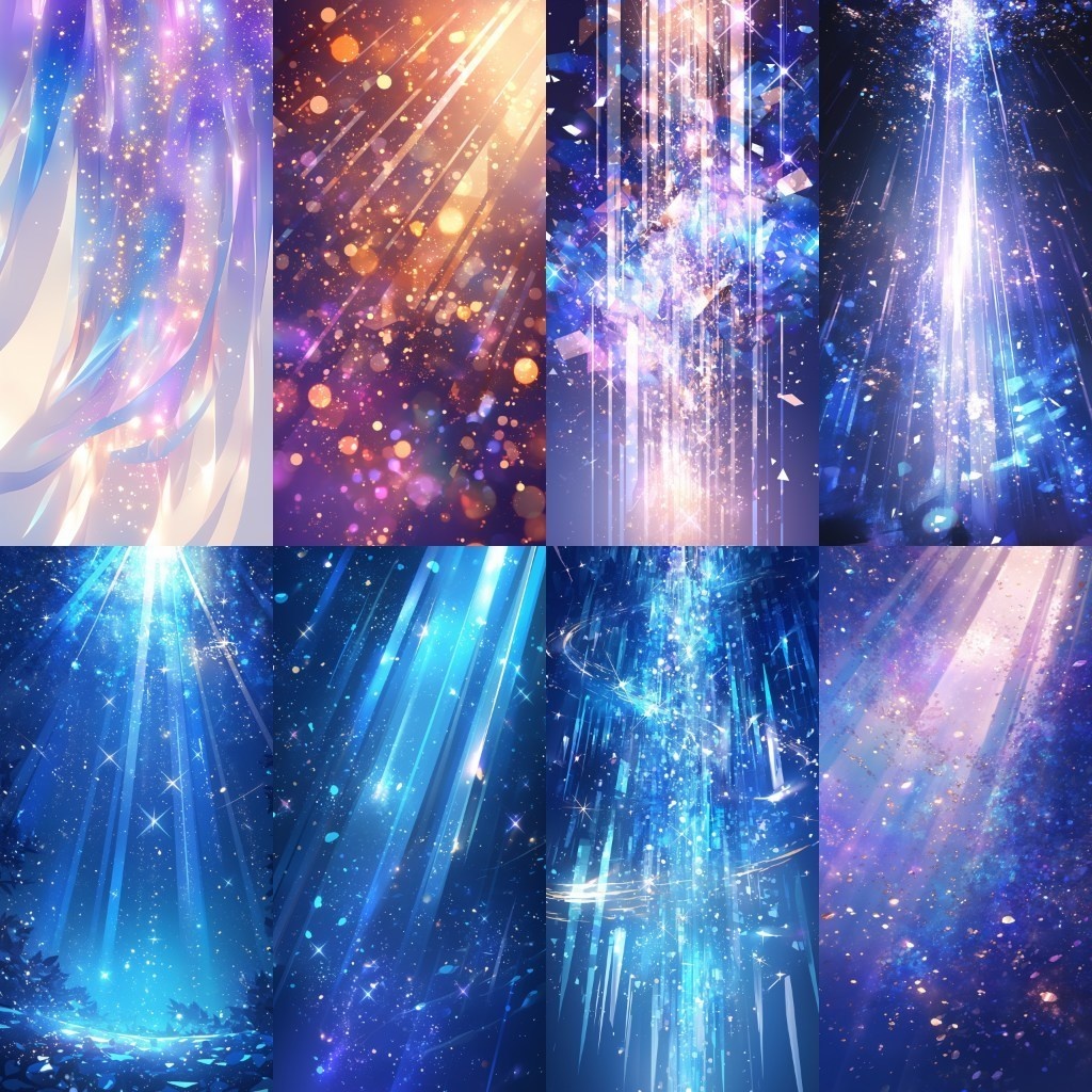 【背景素材】縦型配信背景素材(ステージ,抽象的,水中,CG)