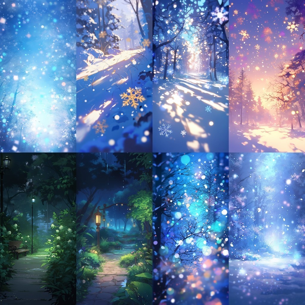 【背景素材】縦型背景集(都会,壁,森,神社,和風)