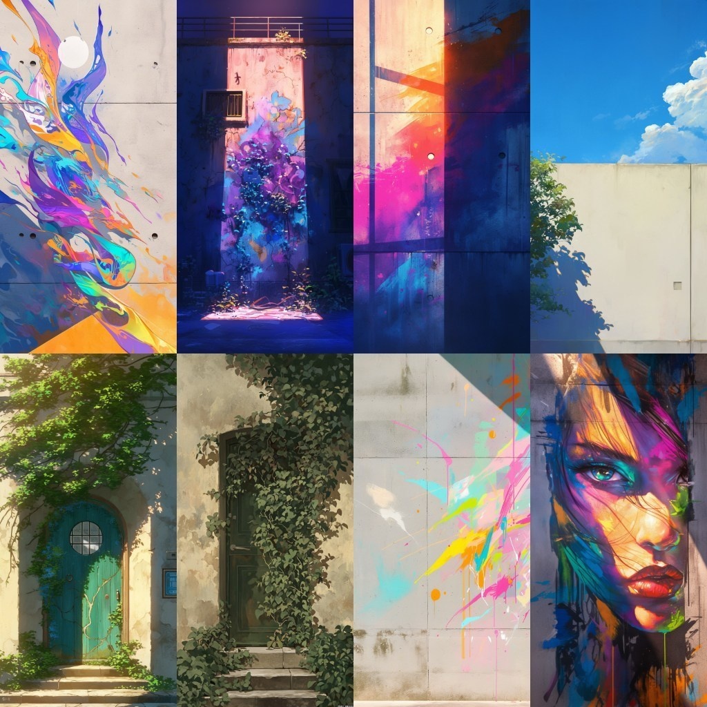 【背景素材】縦型背景集(都会,壁,森,神社,和風)