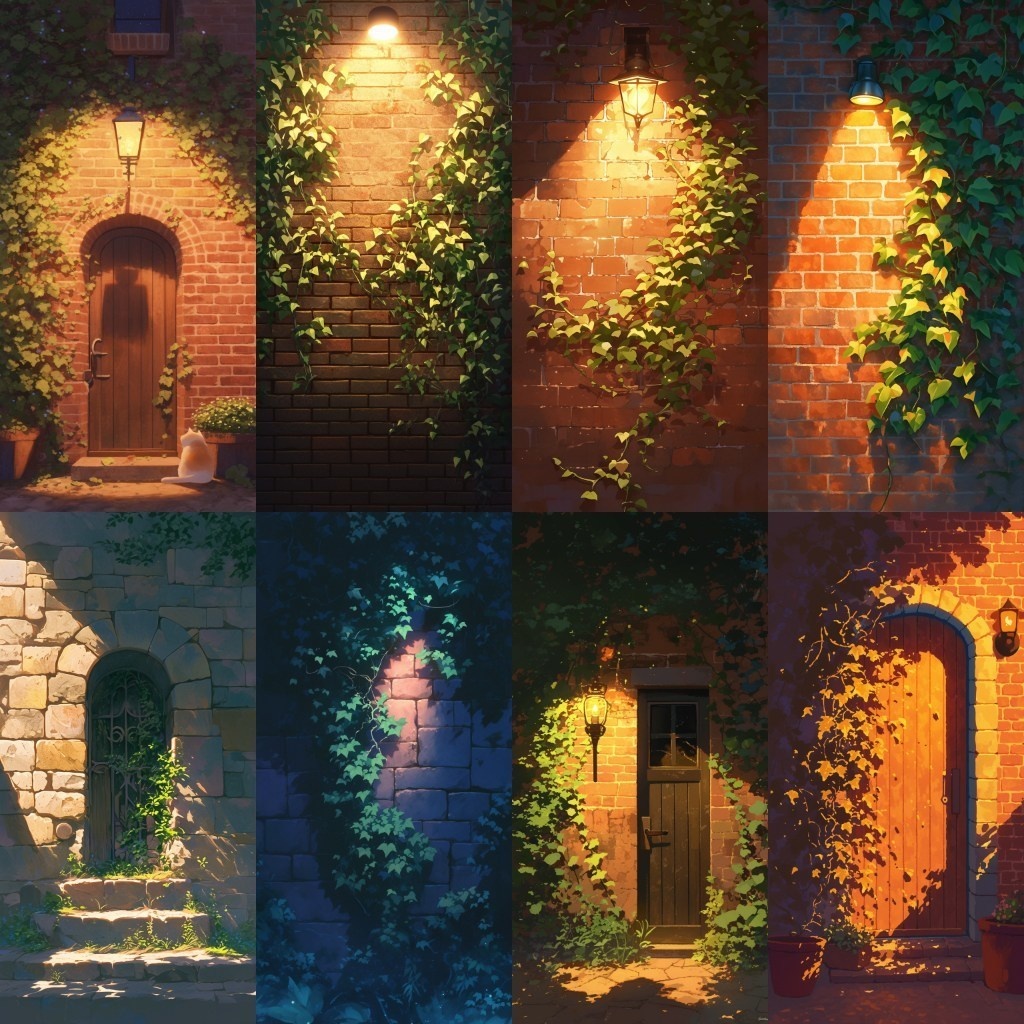 【背景素材】縦型背景集(都会,壁,森,神社,和風)