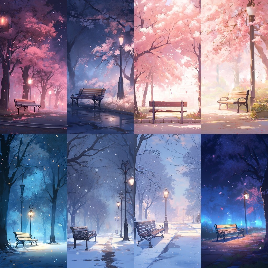 【背景素材】縦型背景集(都会,壁,森,神社,和風)