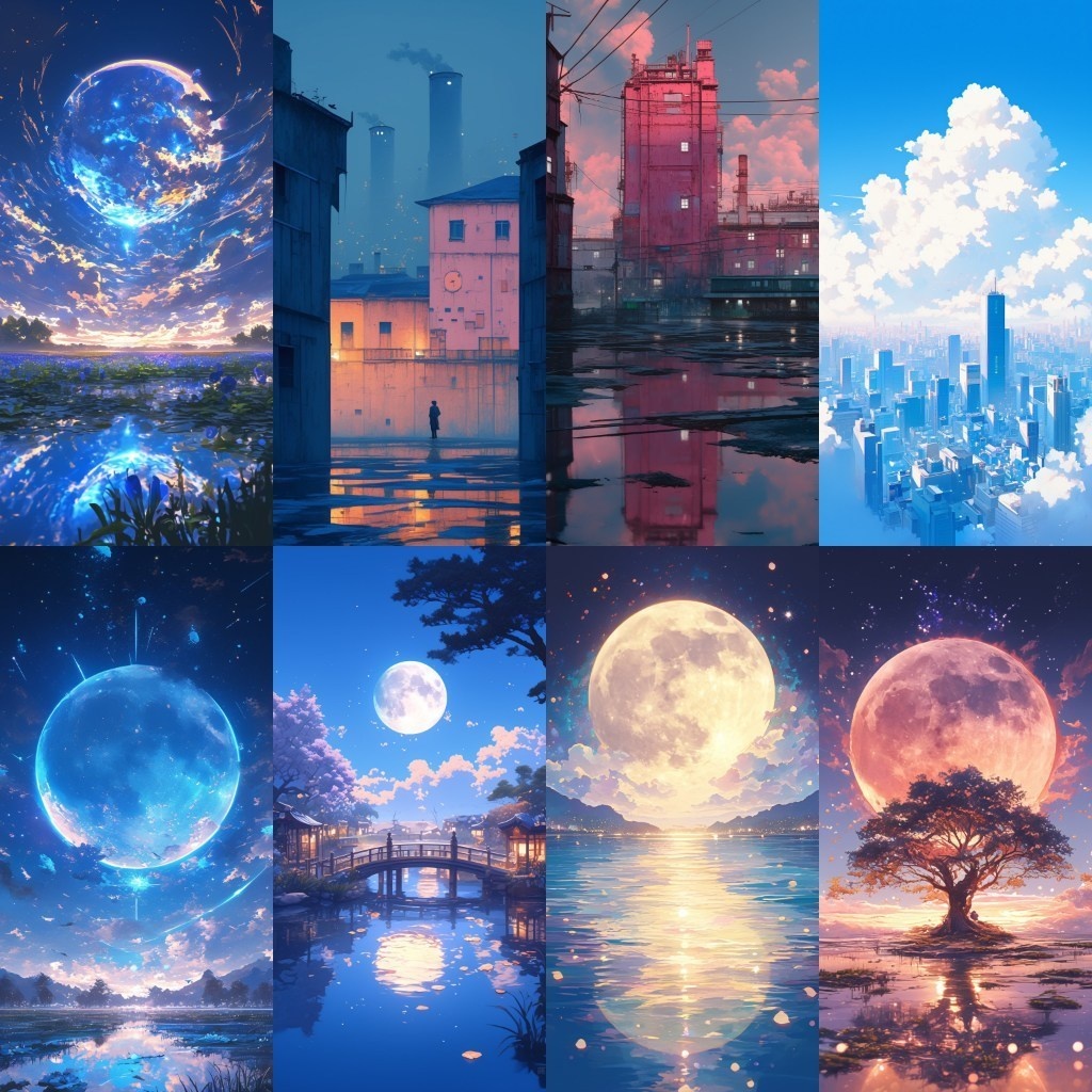 【背景素材】縦型背景集(都会,壁,森,神社,和風)