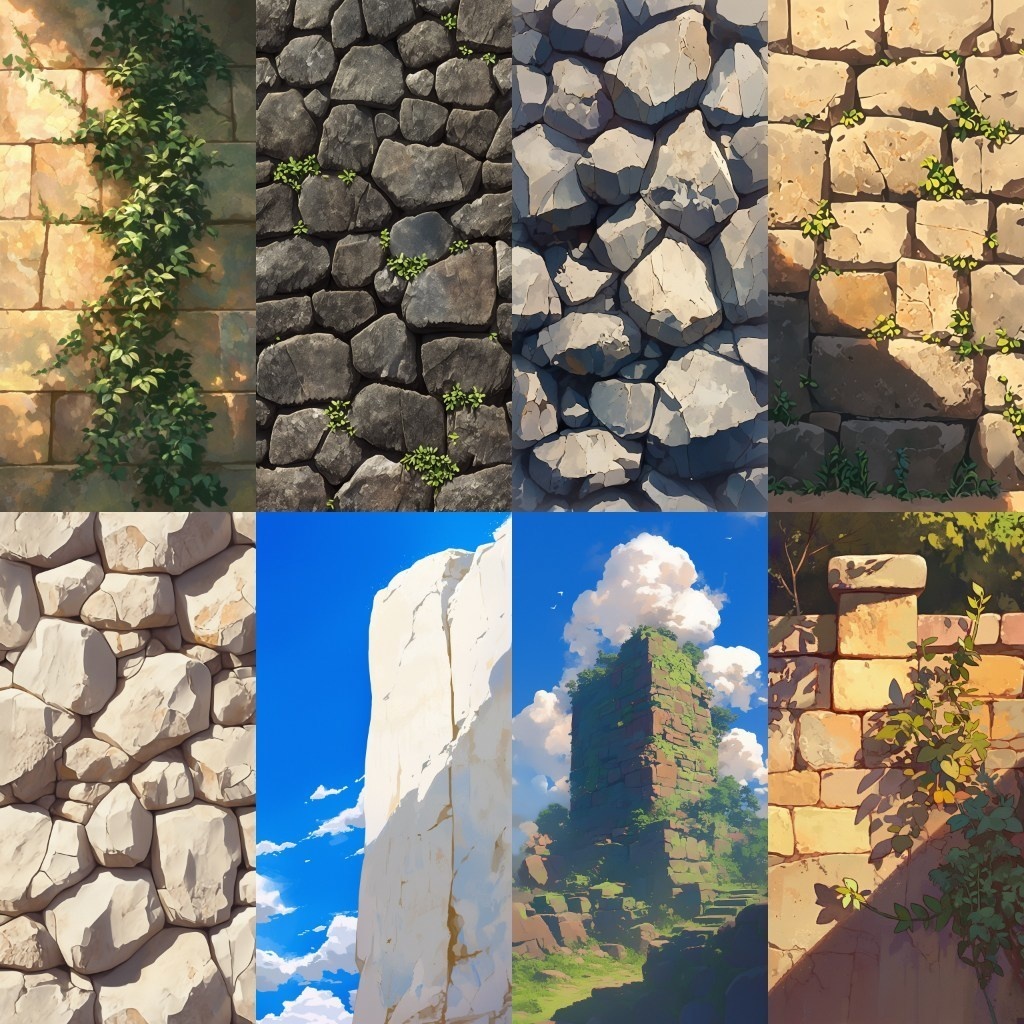 【背景素材】縦型背景集(都会,壁,森,神社,和風)