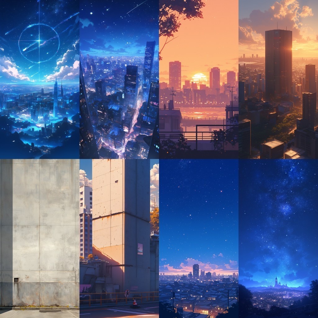 【背景素材】縦型背景集(都会,壁,森,神社,和風)