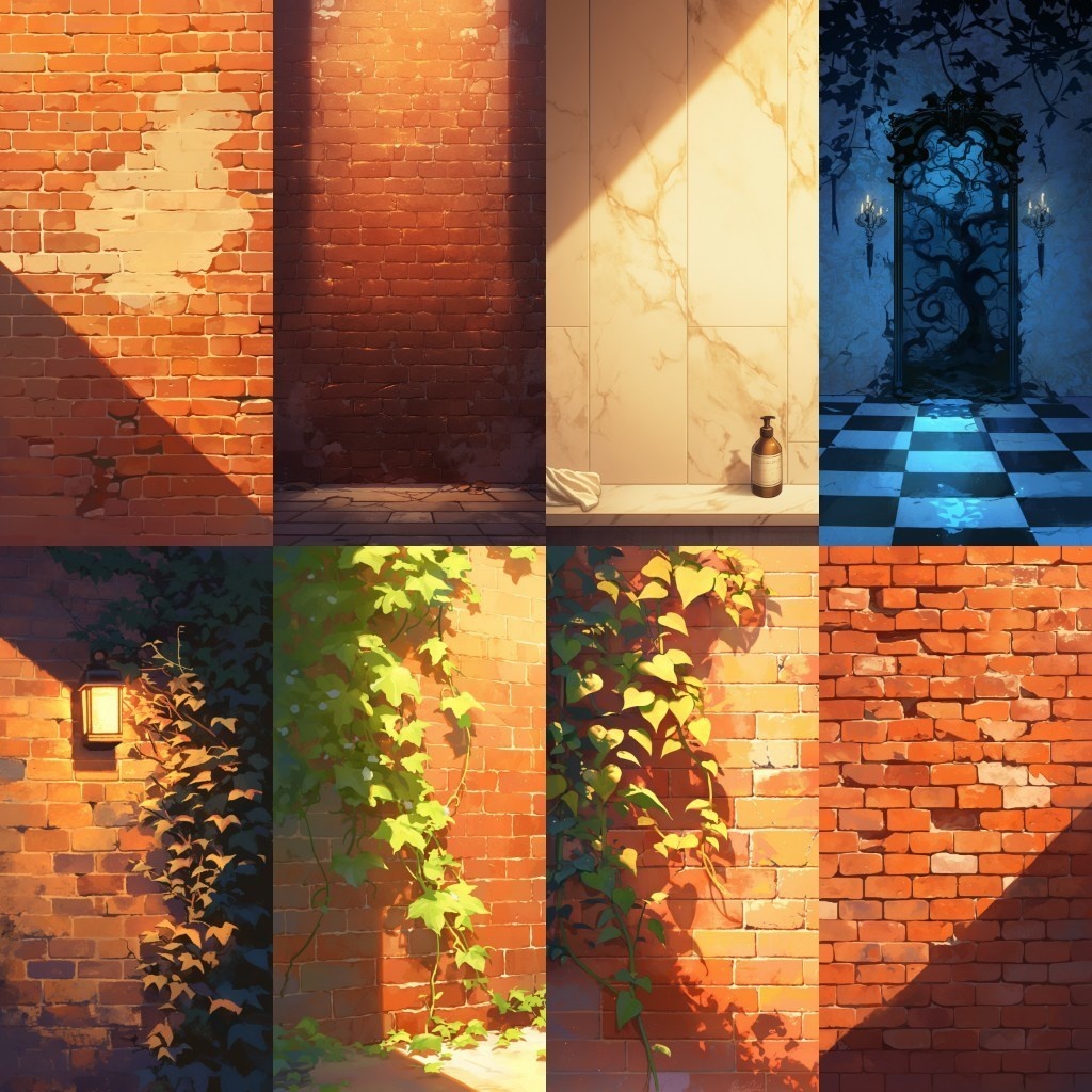 【背景素材】縦型背景集(都会,壁,森,神社,和風)