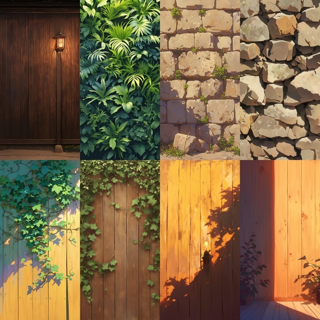 【背景素材】縦型背景集(都会,壁,森,神社,和風)